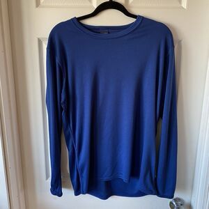 VINTAGE Patagonia Shirt Mens Medium Blue Capilene Long Sleeve Lightweight USA